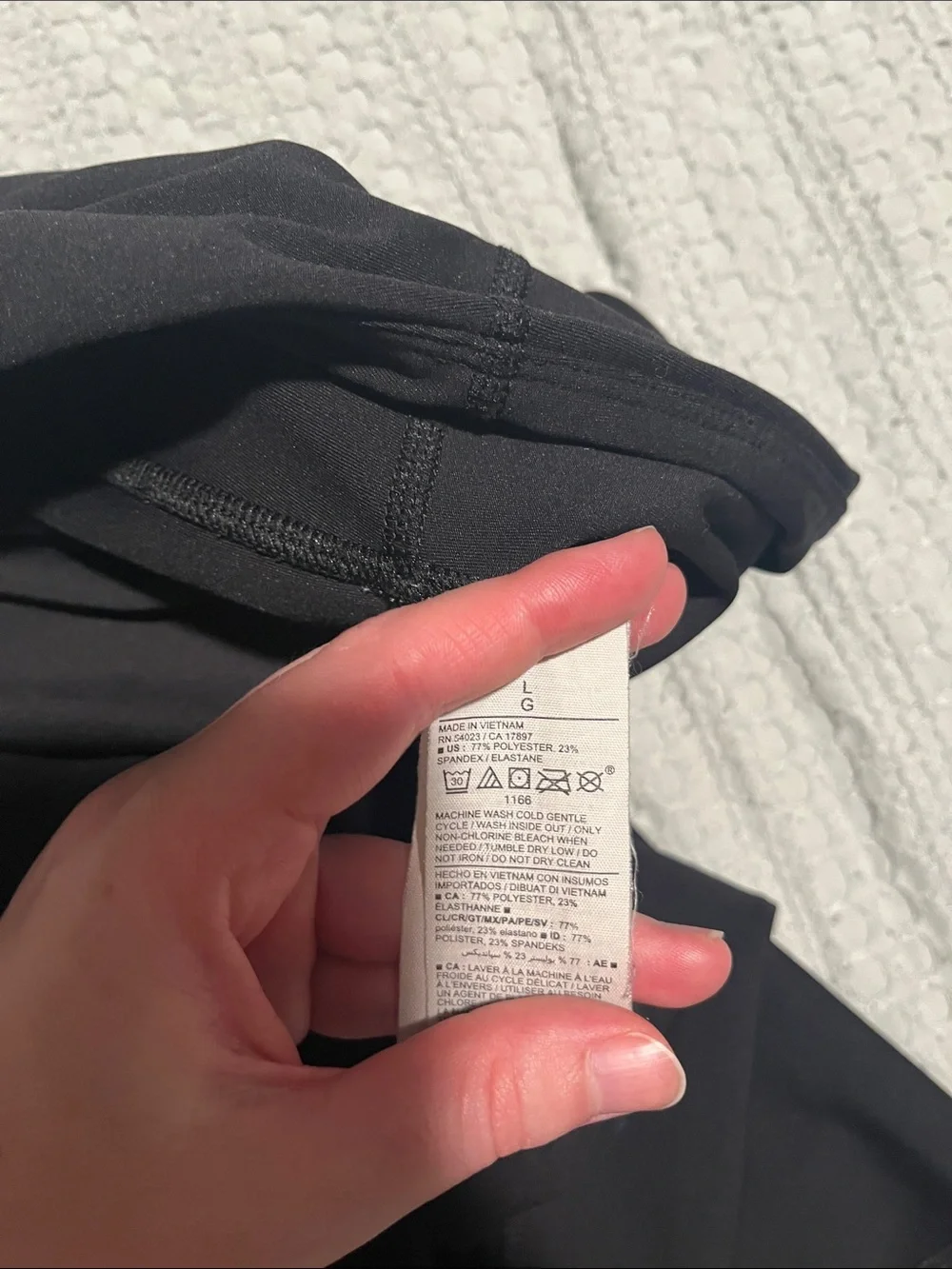 Old Navy PowerSoft Black High-Rise Capri Leggings